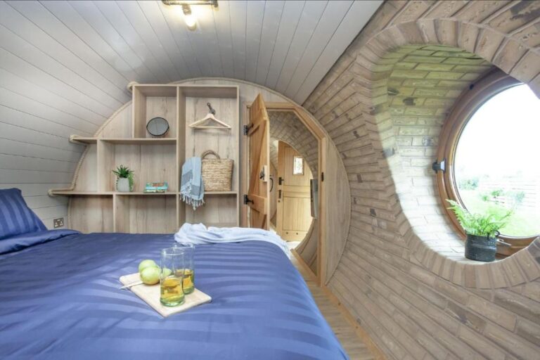 stargazing glamping dome Quackers in England 6